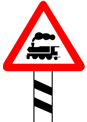 Unguarded railway crossing 200 meters